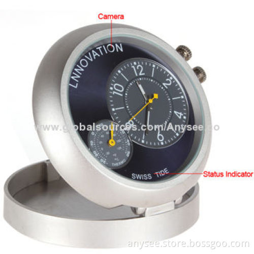 Clock camera with motion detection